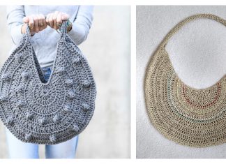 Circle Hobo Bag Free Crochet Pattern