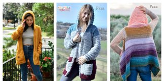 Easy Hooded Cardigan Crochet Patterns