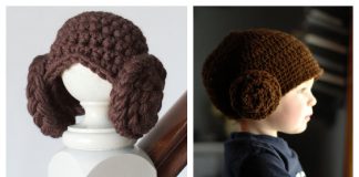 Princess Leia Beanie Free Crochet Pattern