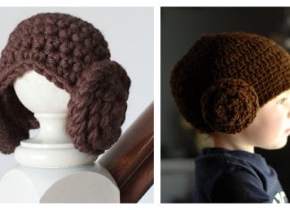 Princess Leia Beanie Free Crochet Pattern