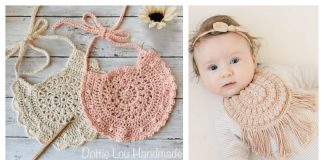 Round Baby Bib Crochet Pattern