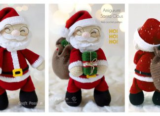 Amigurumi Santa Claus Doll Free Crochet Pattern