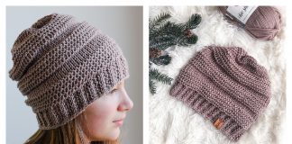 Marci Tunisian Hat Free Crochet Pattern