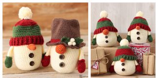 Snowman Gnome Free Crochet Pattern