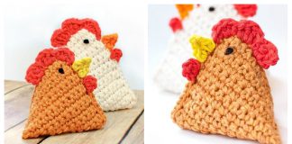 Little Chick Bean Bags Free Crochet Pattern