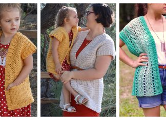 Short Sleeve Cardigan Free Crochet Pattern