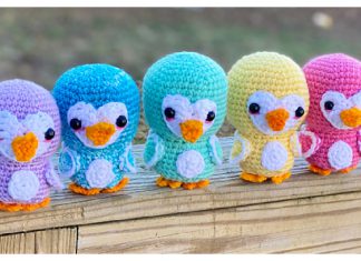 Valentine Penguin Amigurumi Free Crochet Pattern