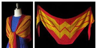 Wonder Woman Wrap Free Crochet Pattern