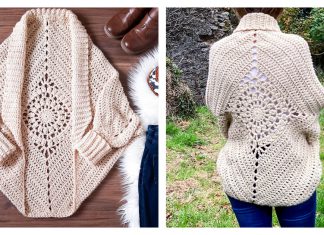 Dream Catcher Shrug Cardi Free Crochet Pattern