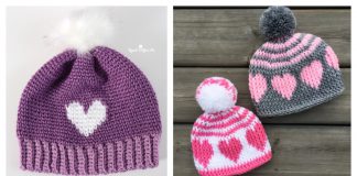 Heart Love Hat Crochet Pattern