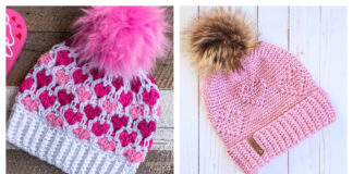 Heart Love Hat Crochet Patterns