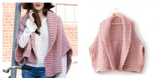 Origami Cardigan Free Crochet Pattern