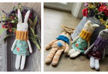 Rag Doll Bunny Amigurumi Free Crochet Pattern