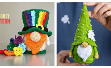 St. Patrick’s Day Gnome Amigurumi Crochet Patterns