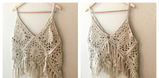 Boho Tank Top Free Crochet Pattern