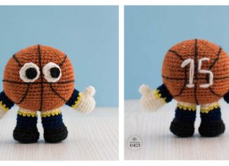 Basketball Mascot Amigurumi Free Crochet Pattern