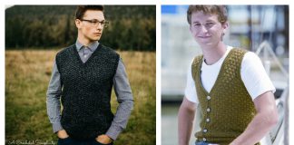 Men's Sweater Vest Crochet Patterns