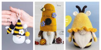 Bee Gnome Crochet Patterns