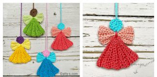 Pleated Angel Free Crochet Pattern and Video Tutorial