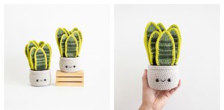 Amigurumi Snake Plant Free Crochet Pattern