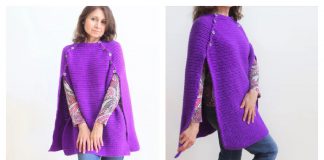 Chic Cape Free Crochet Pattern and Video Tutorial