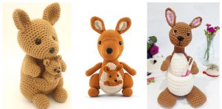 Kangaroo Amigurumi Crochet Patterns