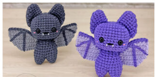 Pocket Pal Bat Free Crochet Pattern