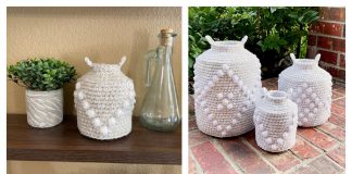 Small Decorative Bobble Basket Free Crochet Pattern