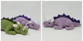 Sleeping Baby Dragon Free Crochet Pattern