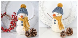 Snowman Amigurumi Free Crochet Pattern