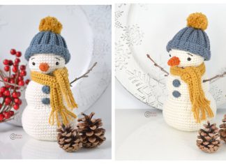 Snowman Amigurumi Free Crochet Pattern