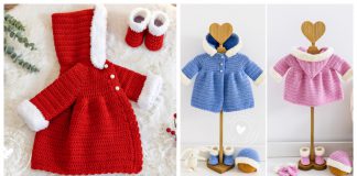 Baby Coat With Hood Free Crochet Pattern and Video Tutorial