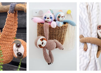 10+ Amigurumi Sloth Crochet Pattern Free and Paid