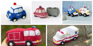 Emergency Vehicles Amigurumi Crochet Patterns