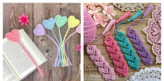 Lovely Heart Bookmark Free Crochet Pattern