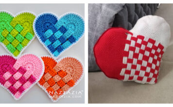 Woven Heart Free Crochet Patterns