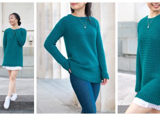 Easy Snuggle Sweater Free Crochet Pattern