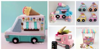 Ice Cream Truck Amigurumi Crochet Patterns