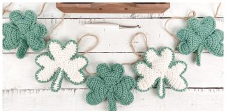 Shamrock Garland Free Crochet Pattern