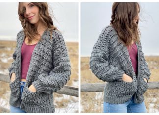 The Stony Shore Cardigan Free Crochet Pattern and Video Tutorial