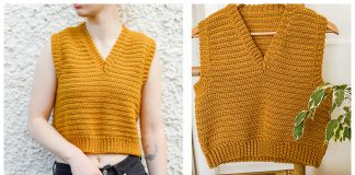 Vest Top Free Crochet Pattern and Video Tutorial