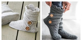 Classic Slipper Boots Free Crochet Pattern