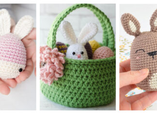 Easter Bunny Eggs Free Crochet Pattern