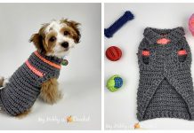 Ribby Dog Sweater Free Crochet Pattern