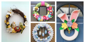 10+ Crochet Easter Wreath Patterns