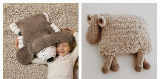 Animal Plush Pillow Crochet Patterns