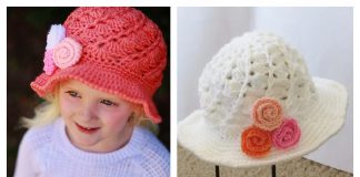 April Sun Hat Free Crochet Pattern