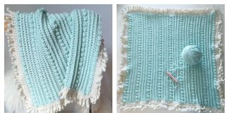 Baby Berry Ridge Blanket Free Crochet Pattern and Video Tutorial