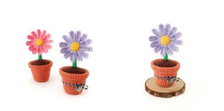 Flower Pot Free Crochet Pattern