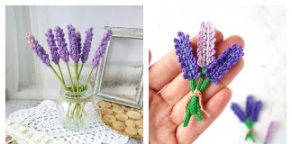 Lavender Flower Crochet Patterns